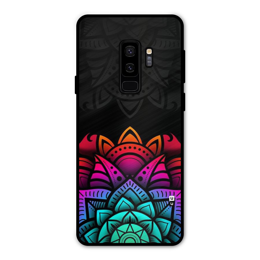 Wonderful Floral Metal Back Case for Galaxy S9 Plus