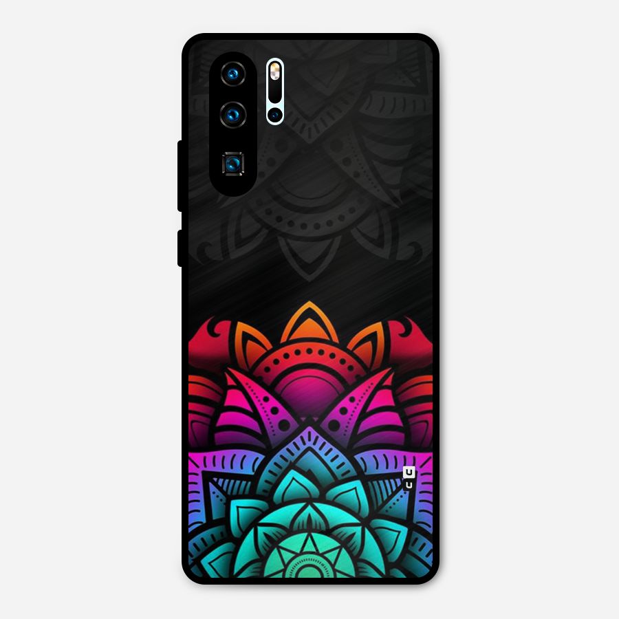 Wonderful Floral Metal Back Case for Huawei P30 Pro