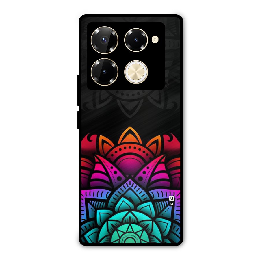 Wonderful Floral Metal Back Case for Infinix Note 40 Pro Plus