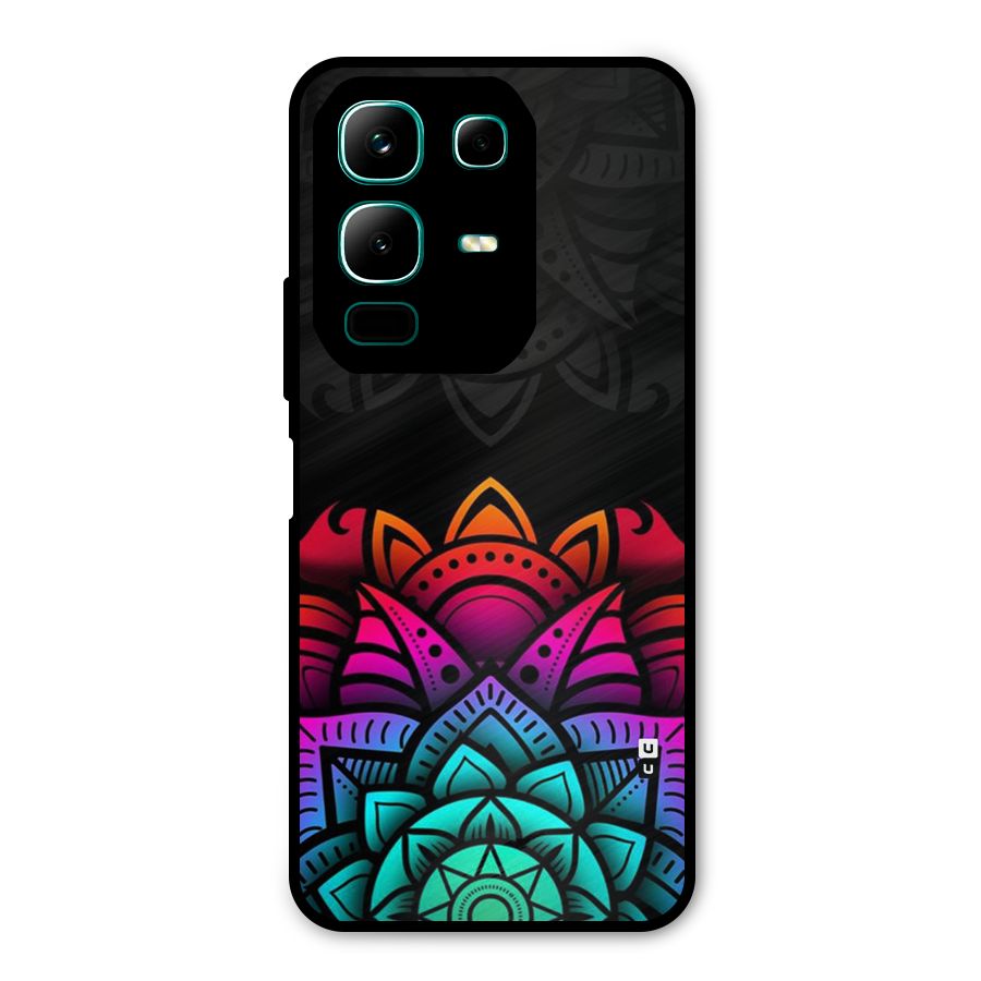 Wonderful Floral Metal Back Case for Infinix Note 50x