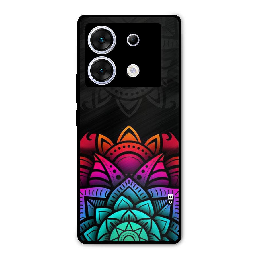 Wonderful Floral Metal Back Case for Infinix Zero 30 5G