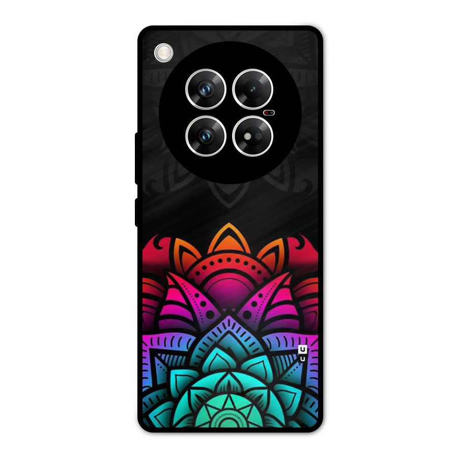 Wonderful Floral Metal Back Case for Infinix Zero 40 5G