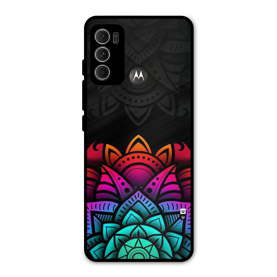 Wonderful Floral Metal Back Case for Moto G60