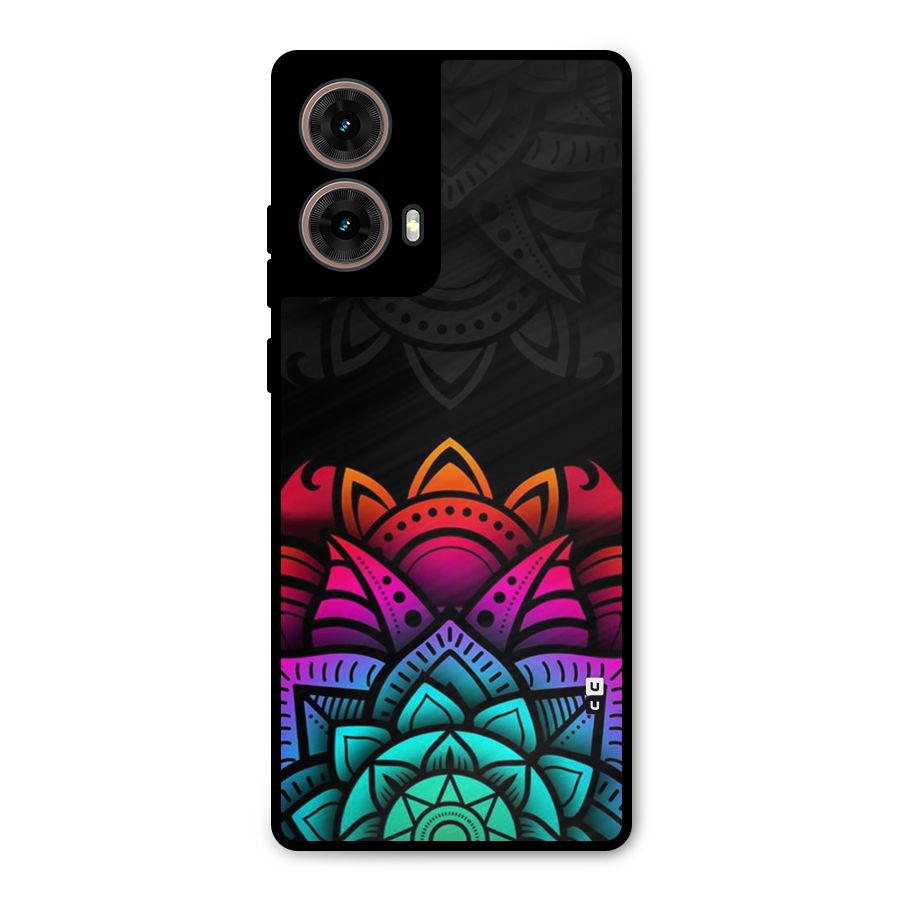 Wonderful Floral Metal Back Case for Moto G85