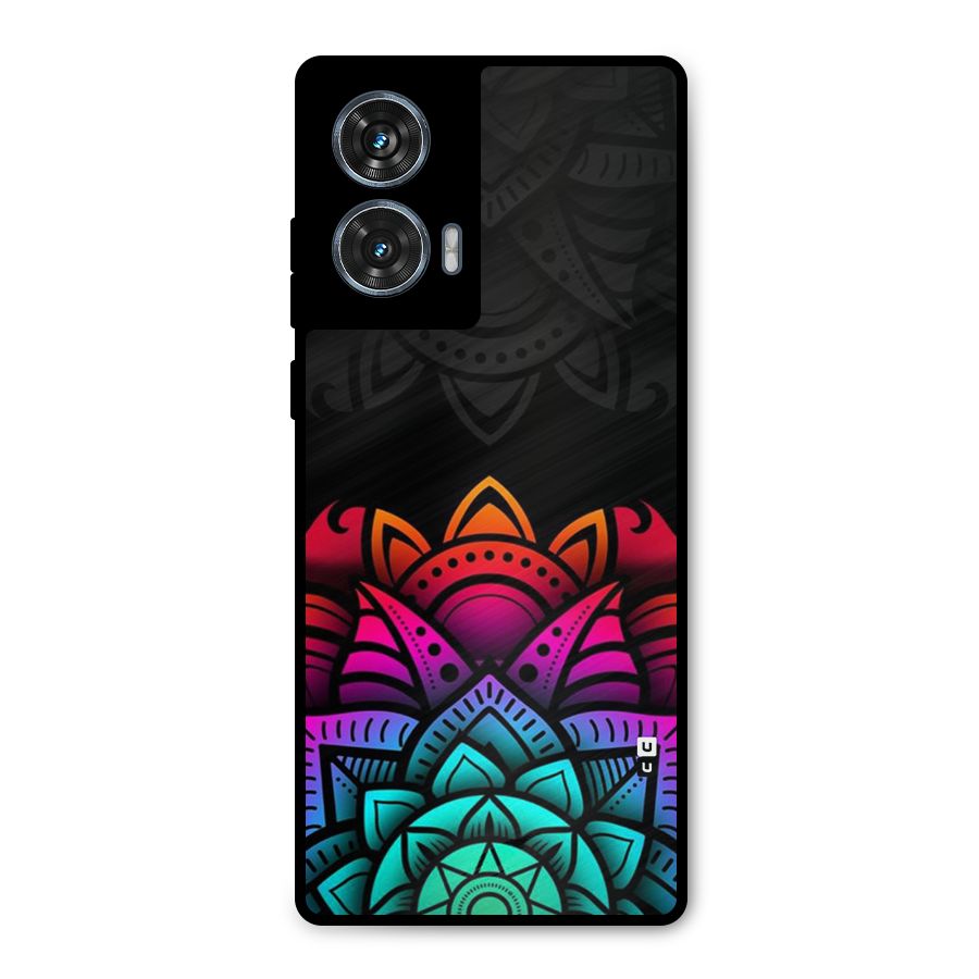 Wonderful Floral Metal Back Case for Motorola Edge 50 Fusion