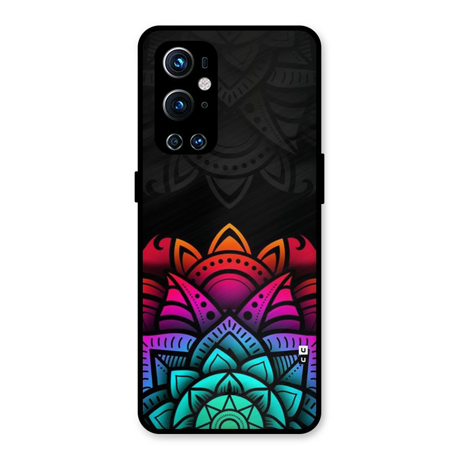 Wonderful Floral Metal Back Case for OnePlus 9 Pro