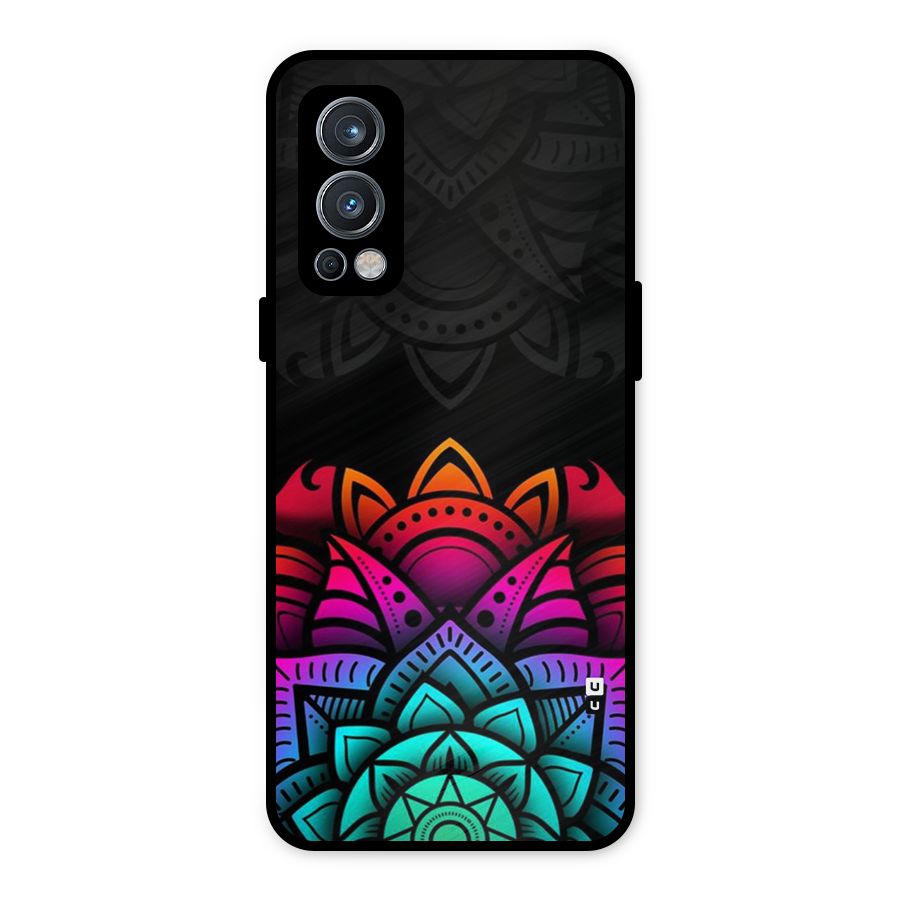 Wonderful Floral Metal Back Case for OnePlus Nord 2 5G