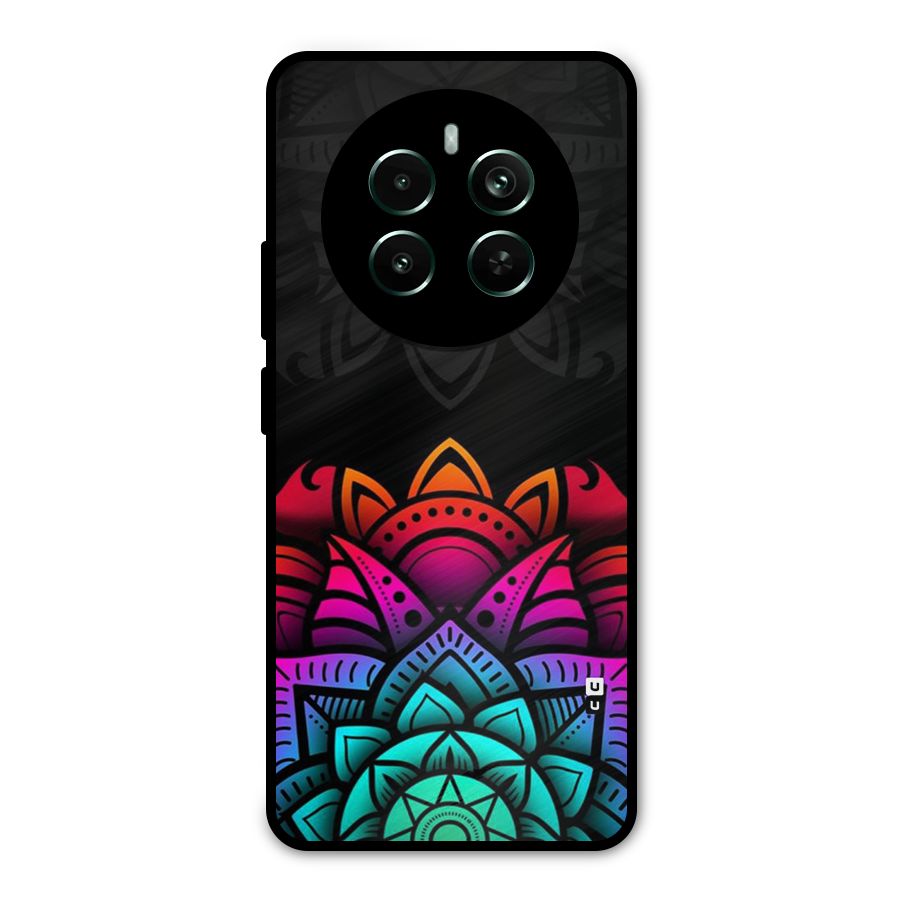 Wonderful Floral Metal Back Case for Realme 12 Pro Plus