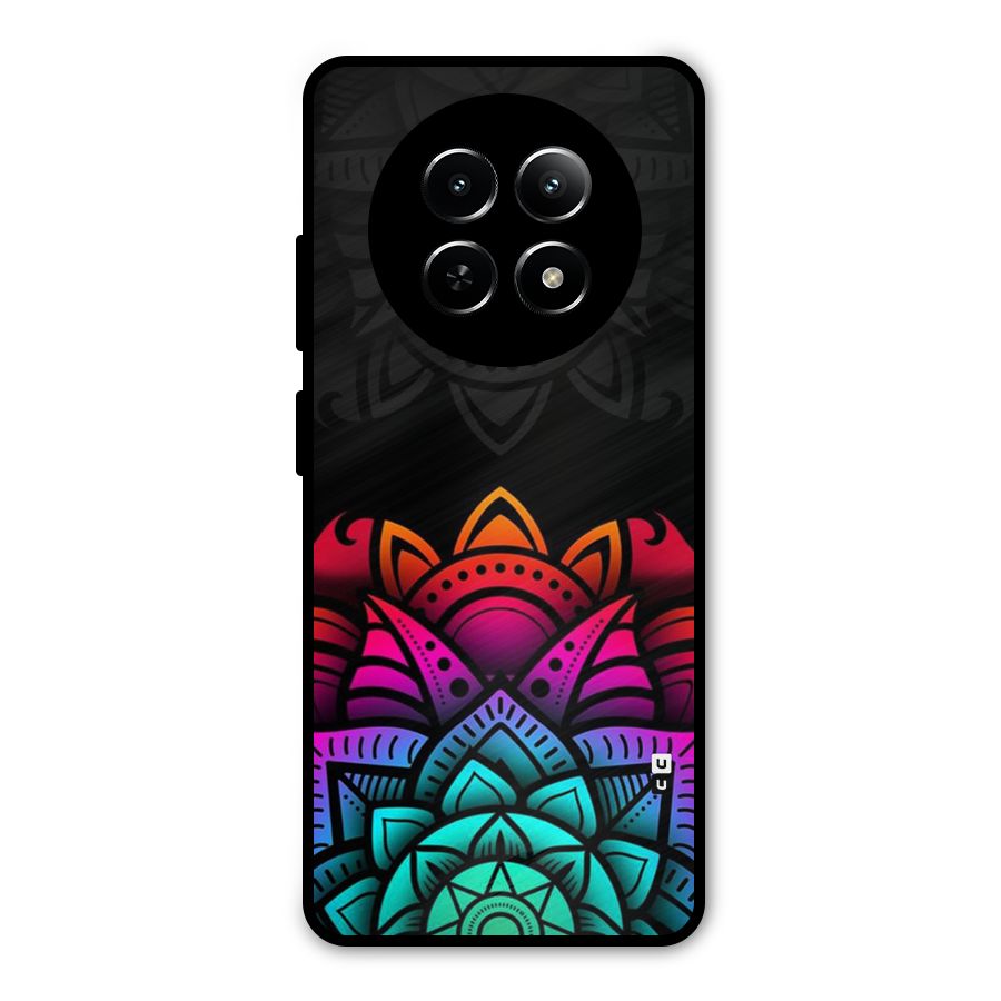 Wonderful Floral Metal Back Case for Realme Narzo 70x 5G