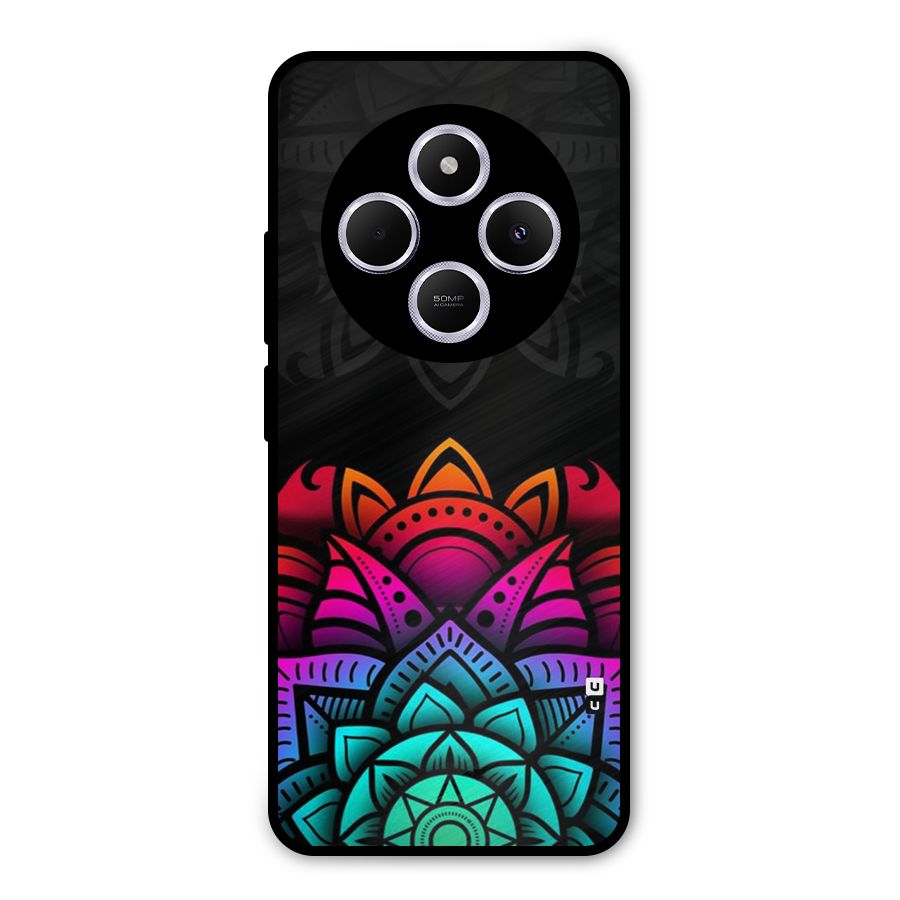 Wonderful Floral Metal Back Case for Redmi A4