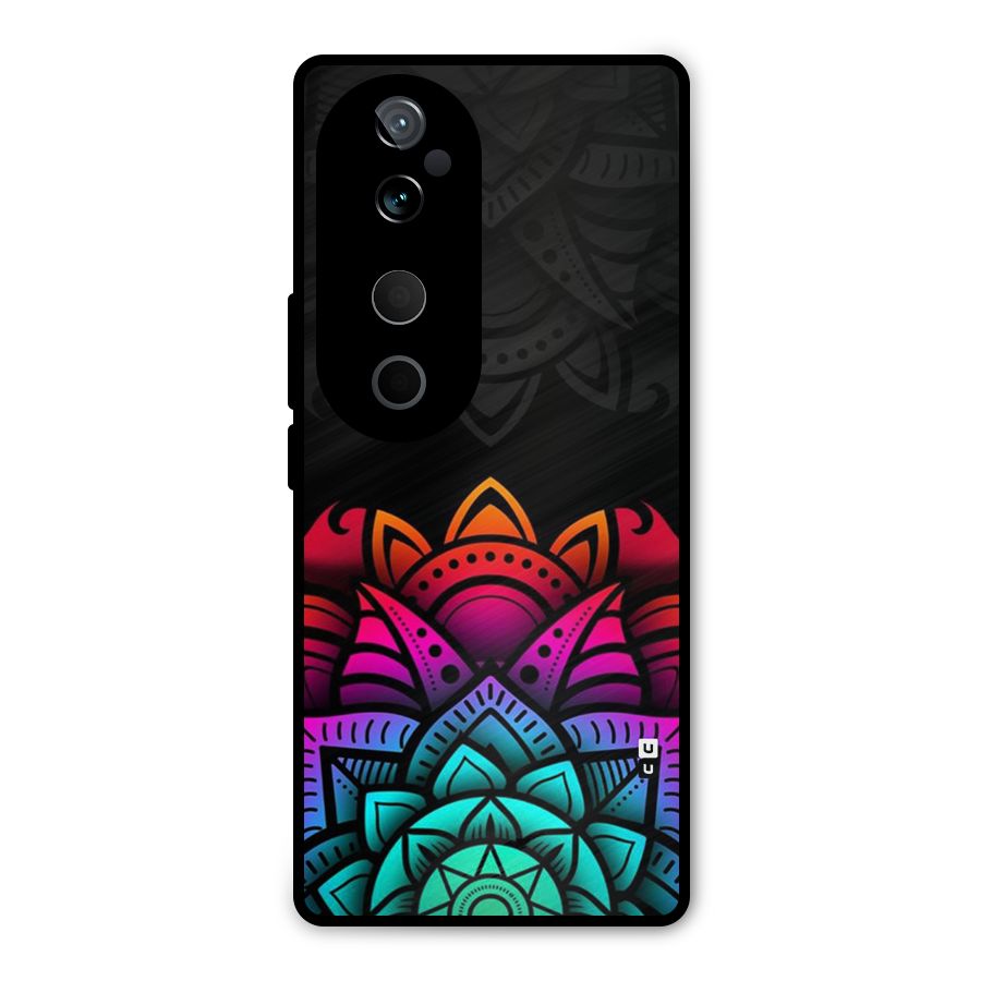 Wonderful Floral Metal Back Case for Vivo T3 Ultra
