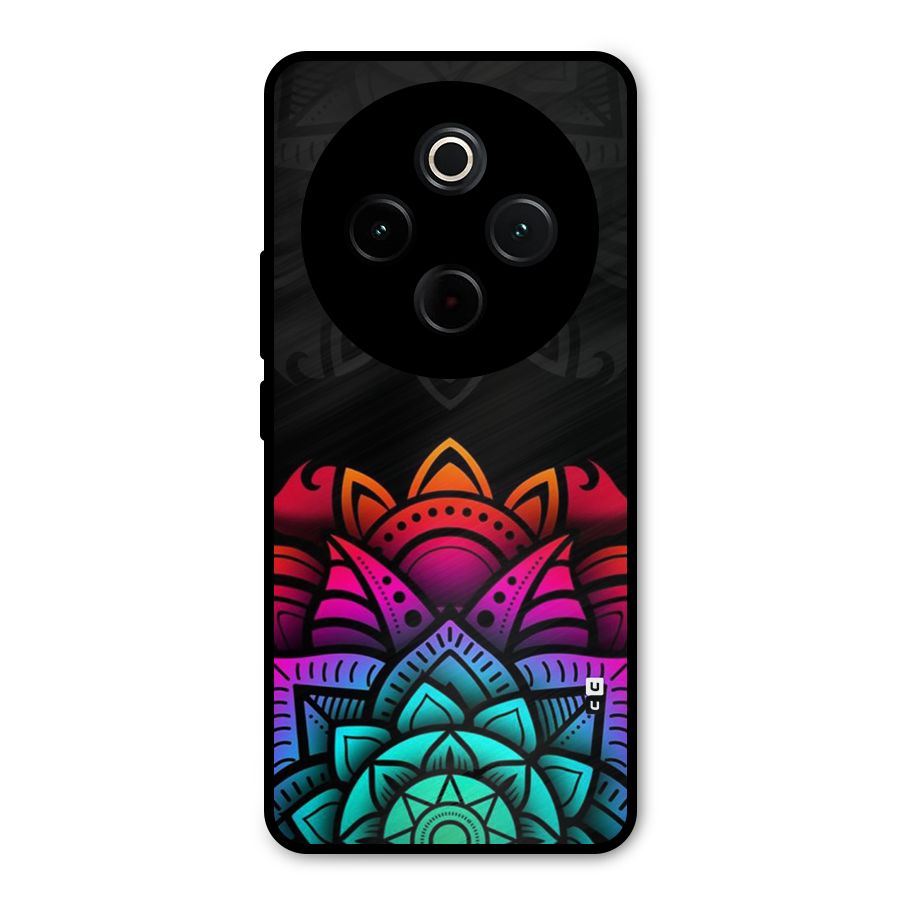 Wonderful Floral Metal Back Case for Vivo T4