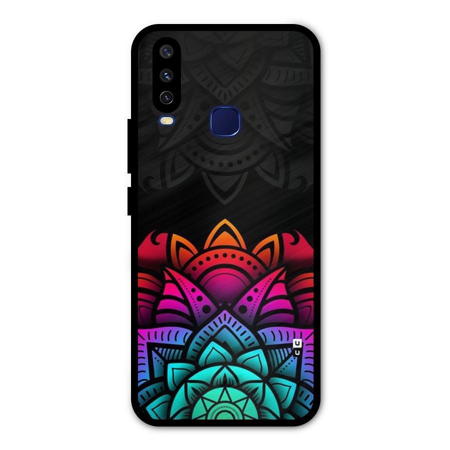 Wonderful Floral Metal Back Case for Vivo V17