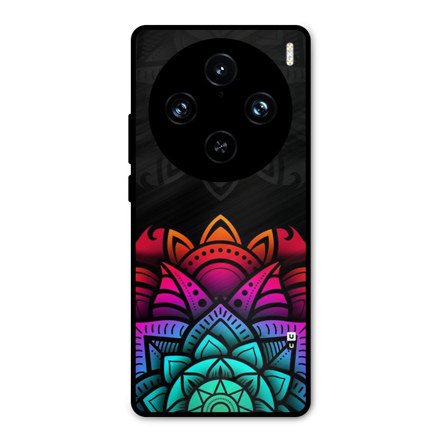 Wonderful Floral Metal Back Case for Vivo X100 Pro