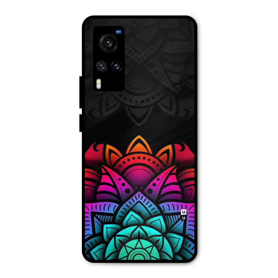 Wonderful Floral Metal Back Case for Vivo X60