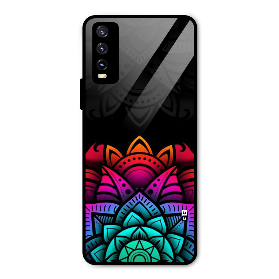 Wonderful Floral Metal Back Case for Vivo Y20