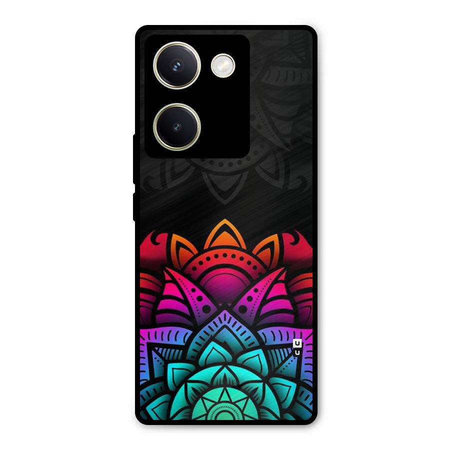 Wonderful Floral Metal Back Case for Vivo Y200 Pro