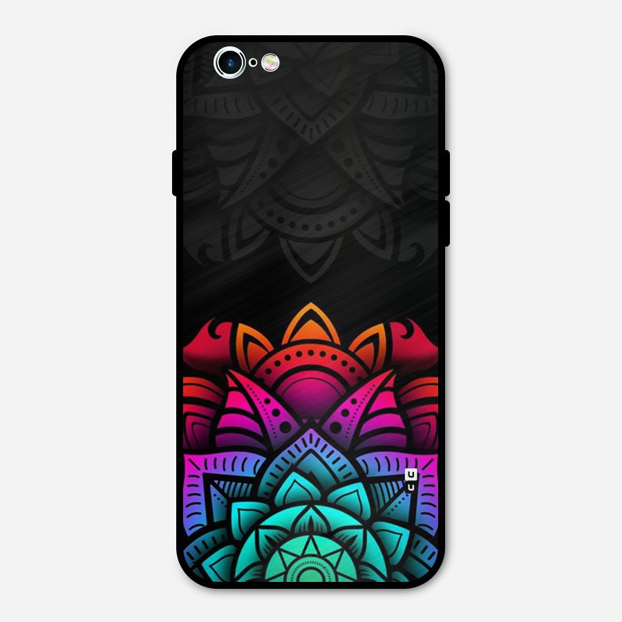Wonderful Floral Metal Back Case for iPhone 6 6s