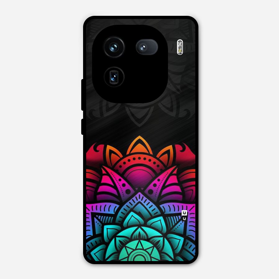 Wonderful Floral Metal Back Case for iQOO 12