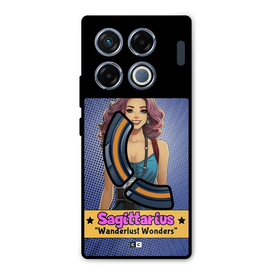 Wonderful Sagittarius Metal Back Case for Infinix GT 20 Pro