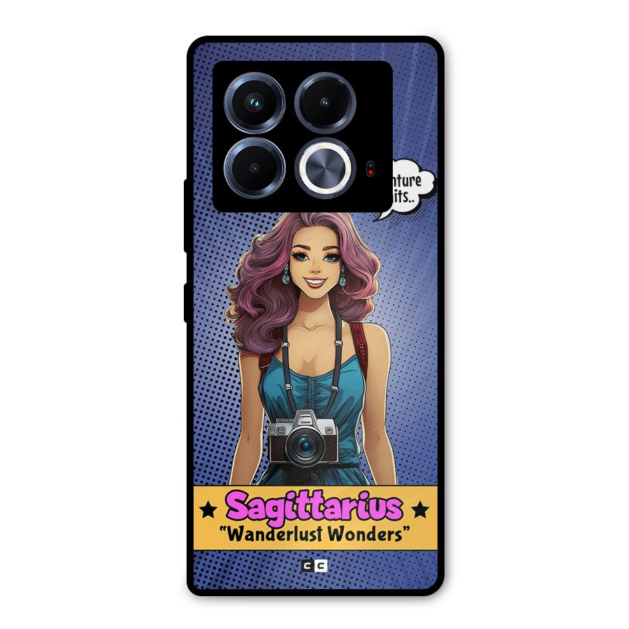 Wonderful Sagittarius Metal Back Case for Infinix Note 40 5G