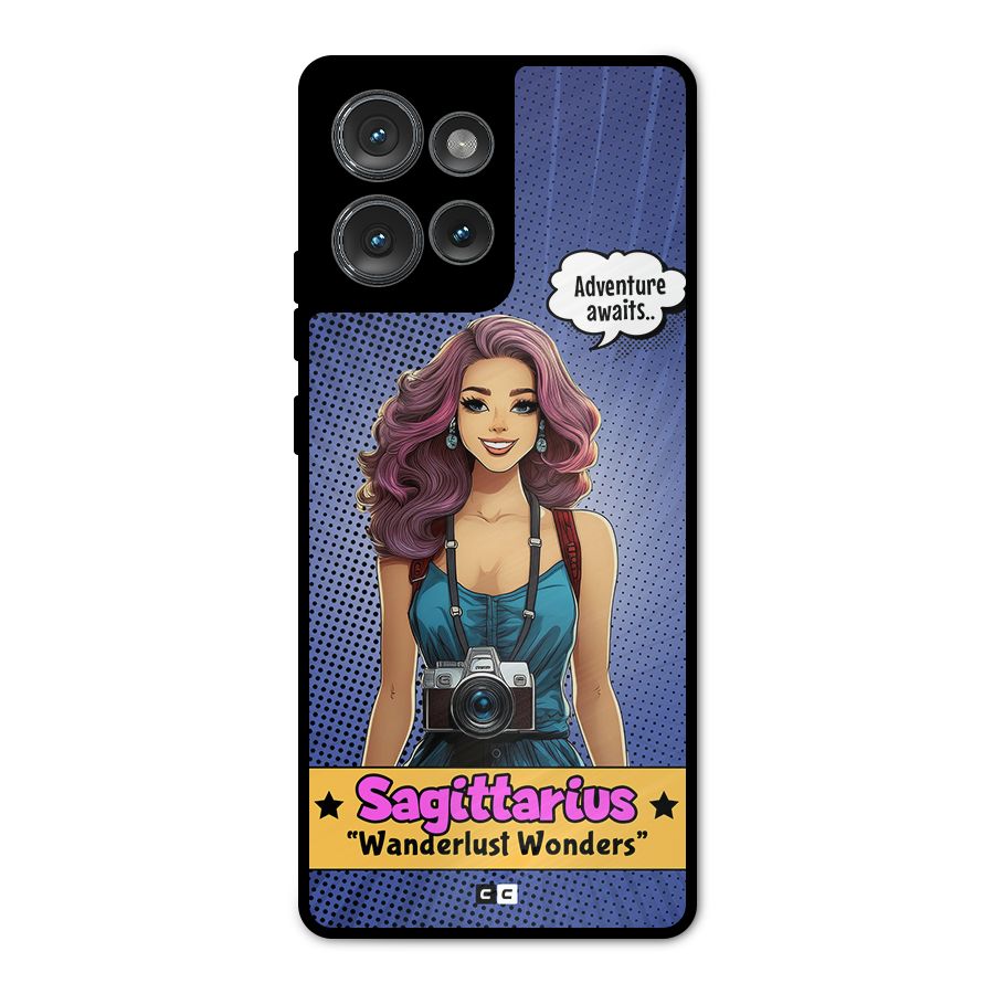 Wonderful Sagittarius Metal Back Case for Motorola Edge 50