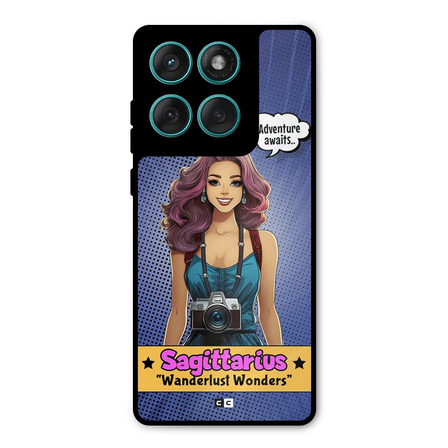 Wonderful Sagittarius Metal Back Case for Motorola Edge 60