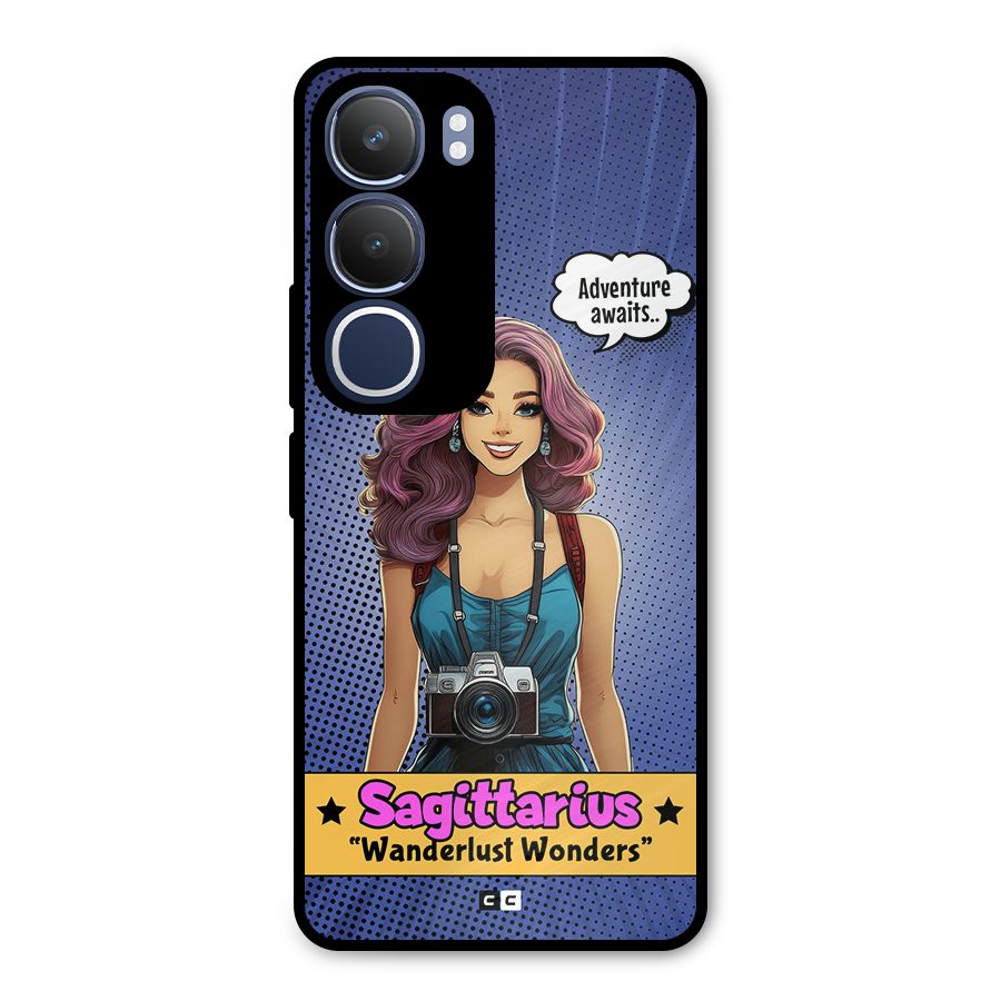 Wonderful Sagittarius Metal Back Case for Vivo Y29