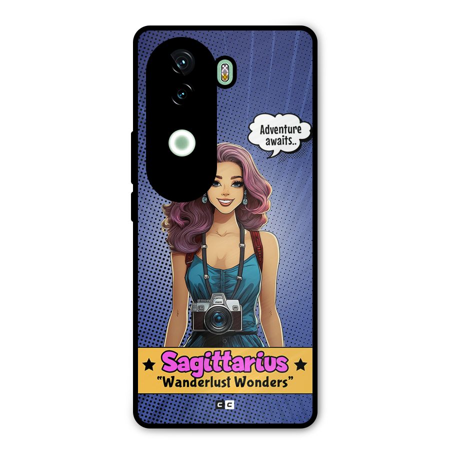 Wonderful Sagittarius Metal Back Case for iQOO Z9s