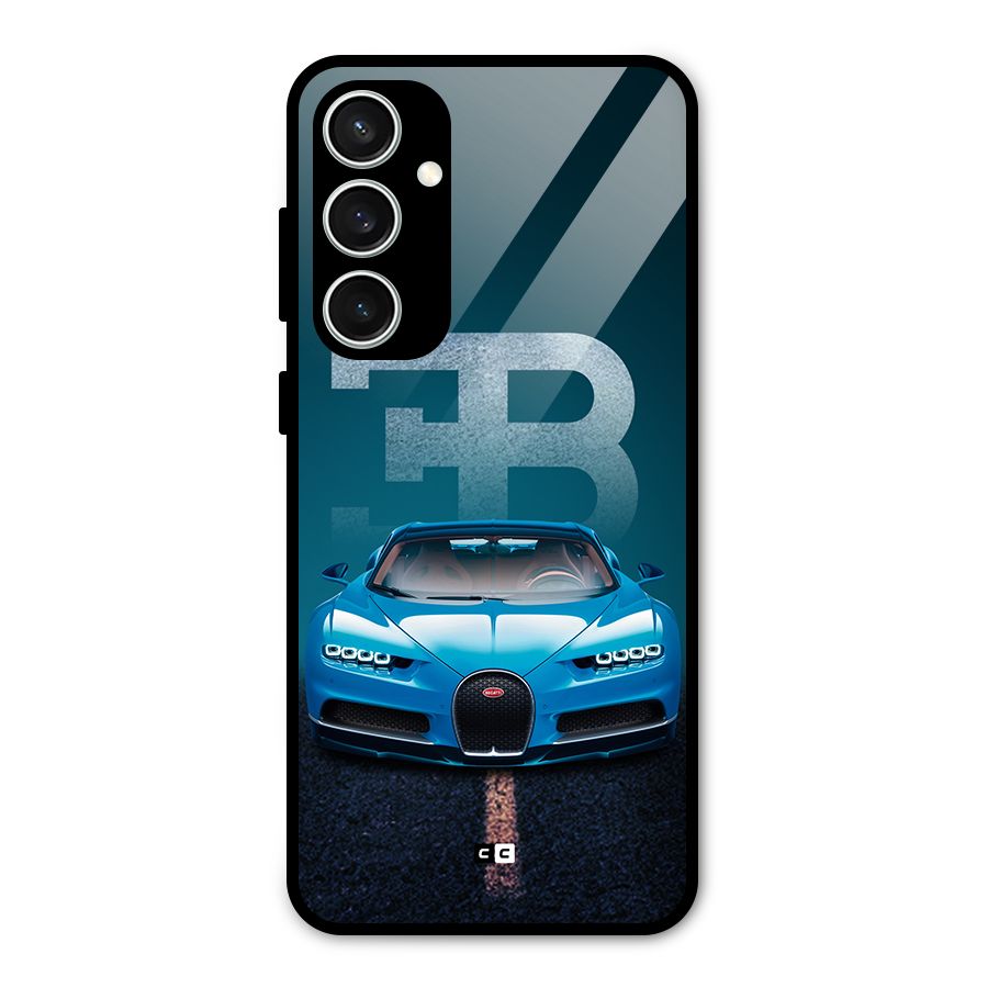 Wonderful Supercar Glass Back Case for Galaxy S23 FE