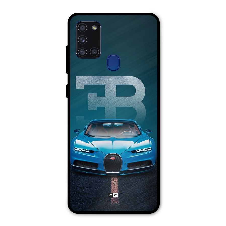 Wonderful Supercar Metal Back Case for Galaxy A21s