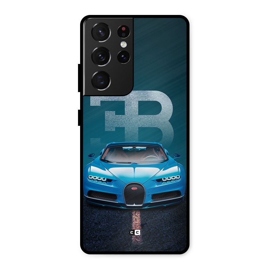 Wonderful Supercar Metal Back Case for Galaxy S21 Ultra 5G