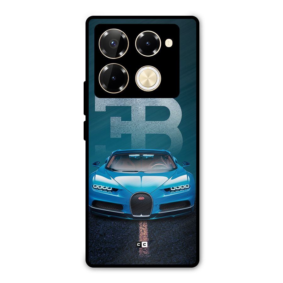 Wonderful Supercar Metal Back Case for Infinix Note 40 Pro Plus