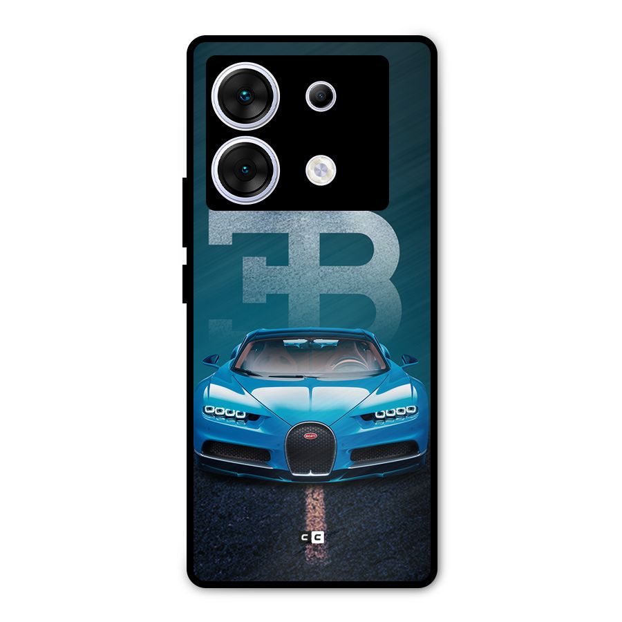 Wonderful Supercar Metal Back Case for Infinix Zero 30 5G