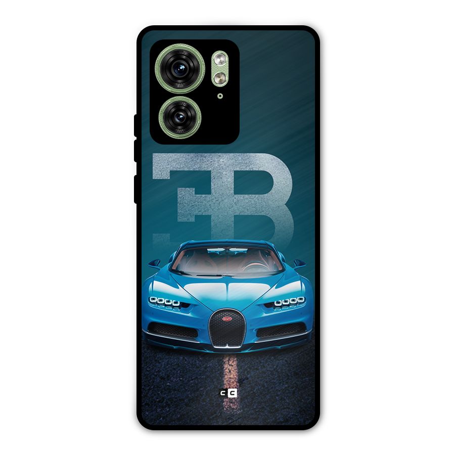 Wonderful Supercar Metal Back Case for Motorola Edge 40 5G