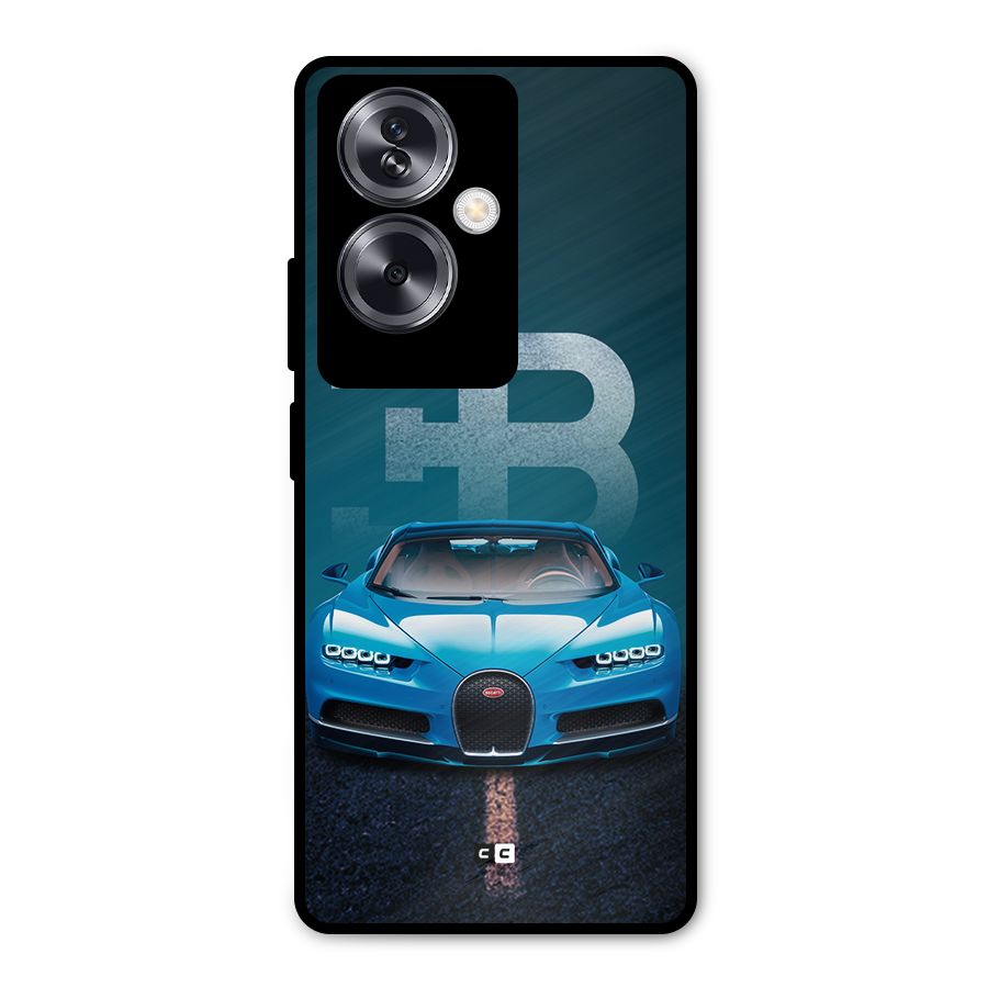 Wonderful Supercar Metal Back Case for Oppo A79 5G