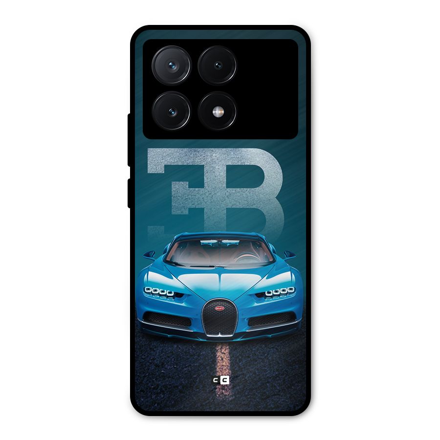 Wonderful Supercar Metal Back Case for Poco X6 Pro