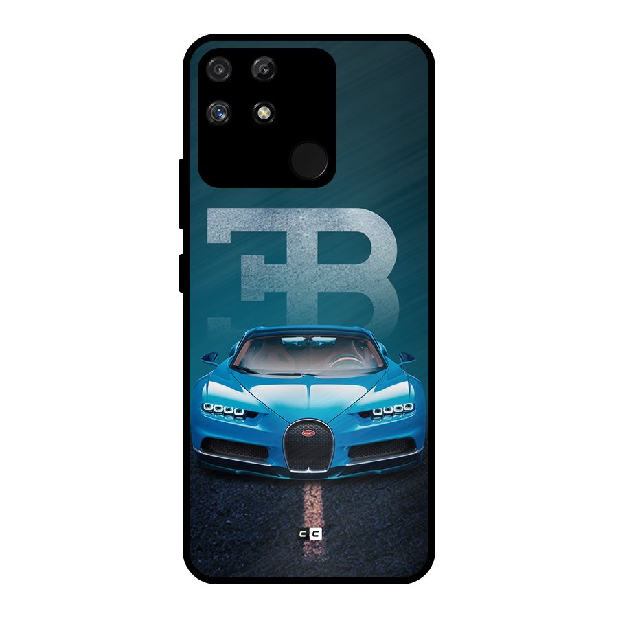Wonderful Supercar Metal Back Case for Realme Narzo 50A