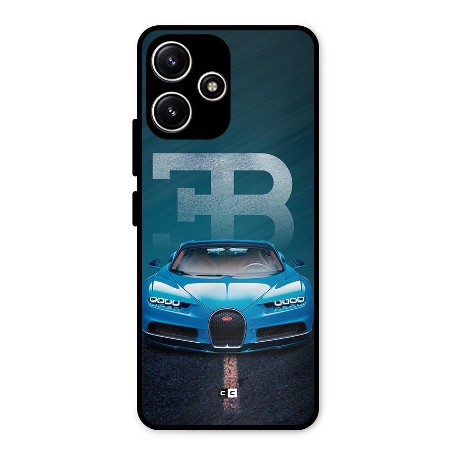 Wonderful Supercar Metal Back Case for Redmi 12 5G
