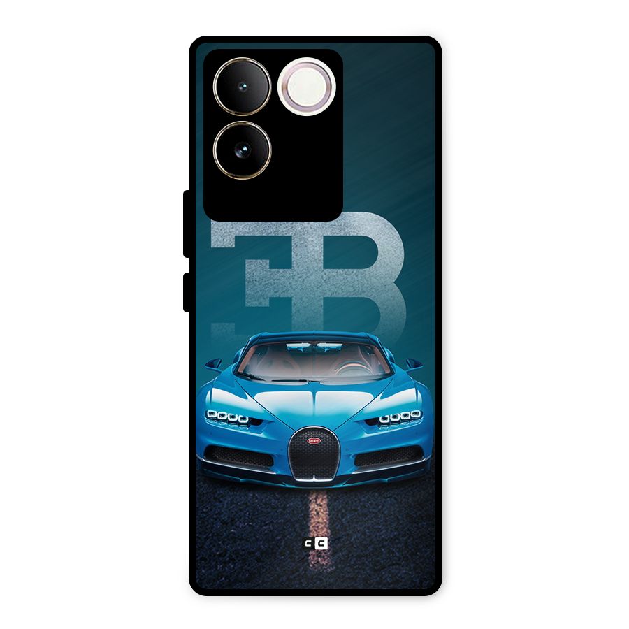 Wonderful Supercar Metal Back Case for Vivo T2 Pro