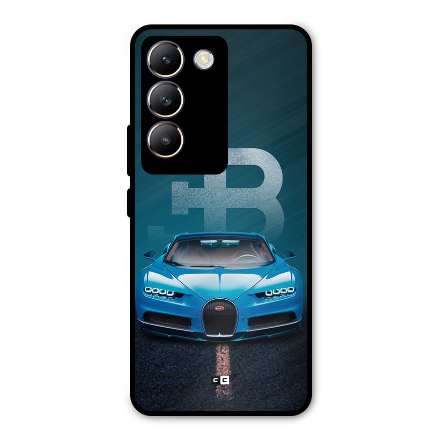 Wonderful Supercar Metal Back Case for Vivo T3 5G