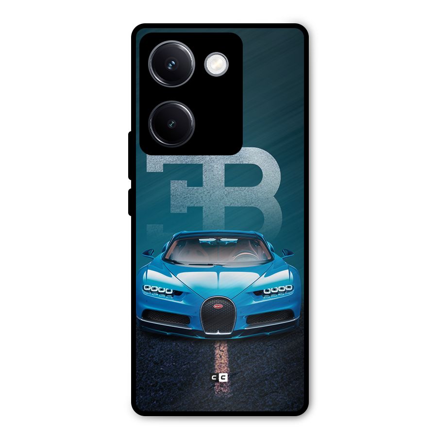 Wonderful Supercar Metal Back Case for Vivo Y300 Plus