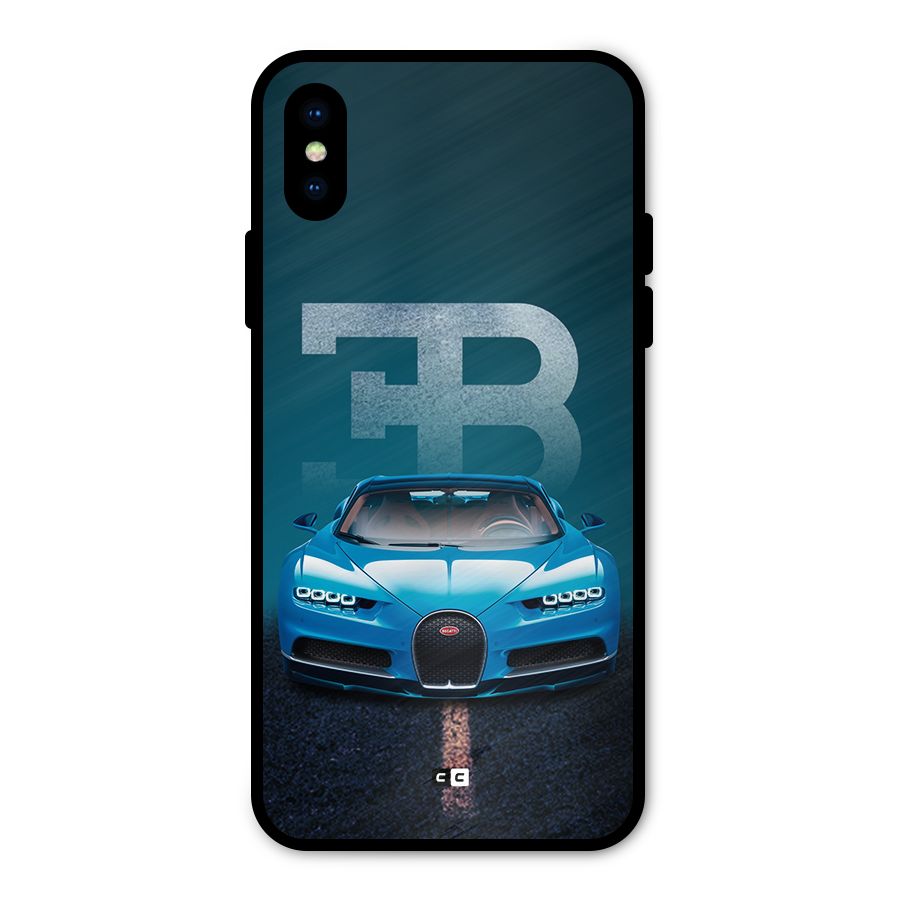 Wonderful Supercar Metal Back Case for iPhone XS