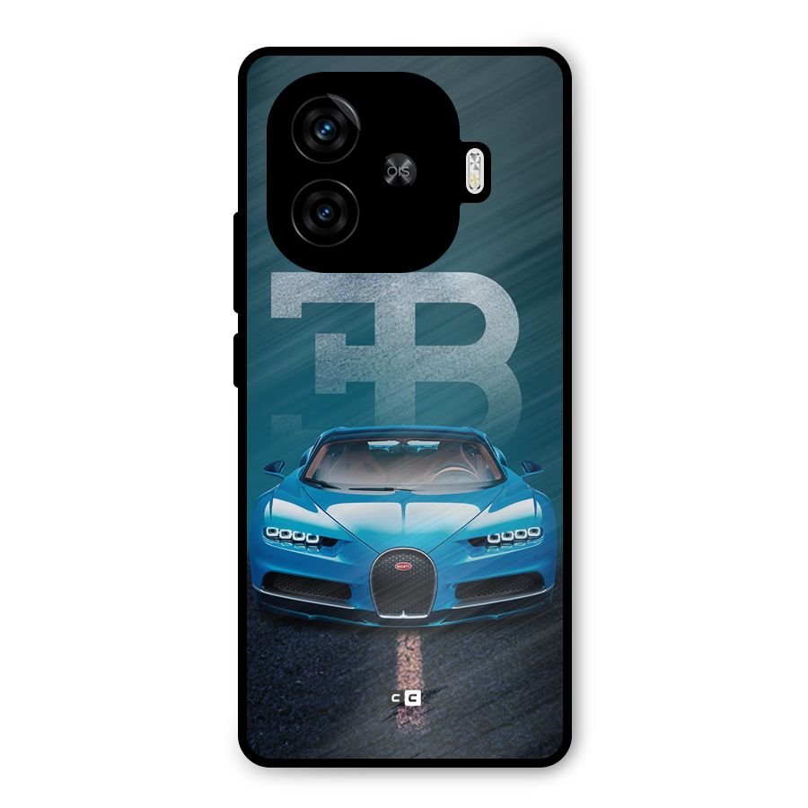 Wonderful Supercar Metal Back Case for iQOO Z9 Turbo