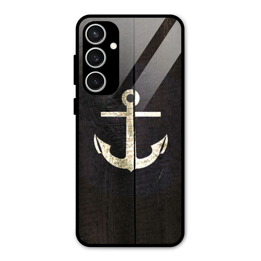 Wood Anchor Glass Back Case for Galaxy S23 FE
