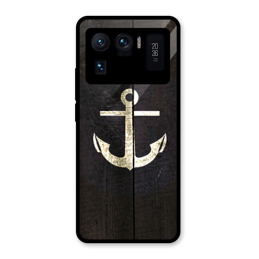 Wood Anchor Glass Back Case for Mi 11 Ultra
