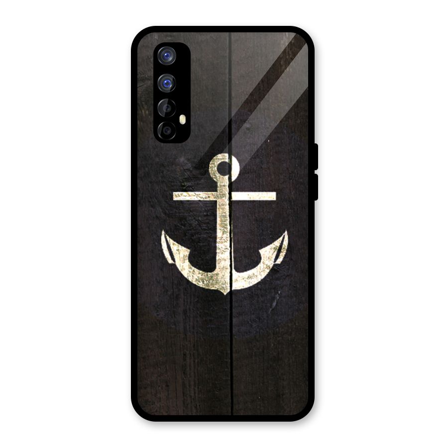 Wood Anchor Glass Back Case for Realme 7