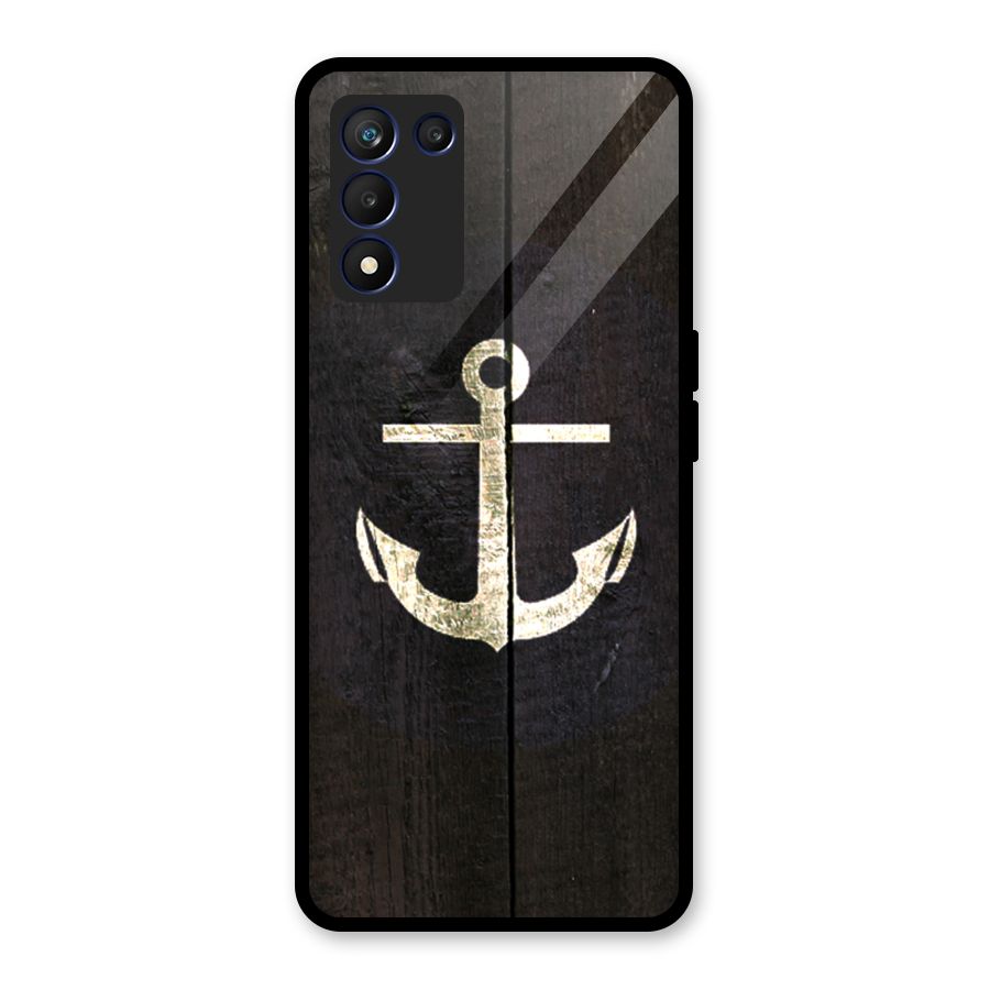 Wood Anchor Glass Back Case for Realme 9 5G Speed
