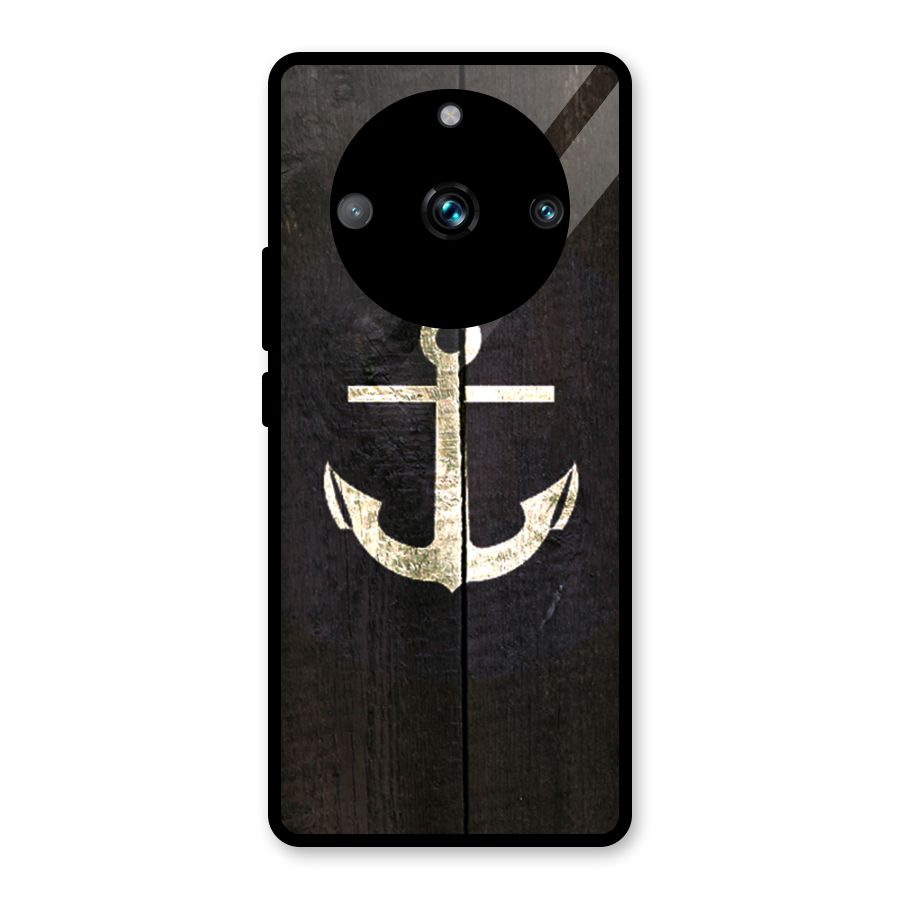 Wood Anchor Glass Back Case for Realme Narzo 60 Pro