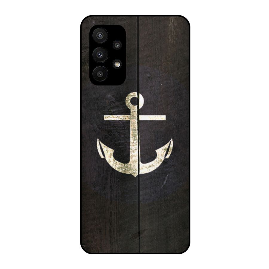 Wood Anchor Metal Back Case for Galaxy A23